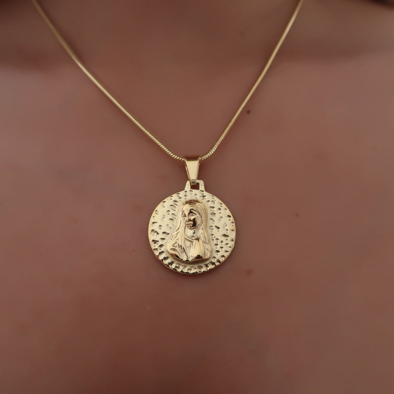 LUXE MOTHER MARY NECKLACE